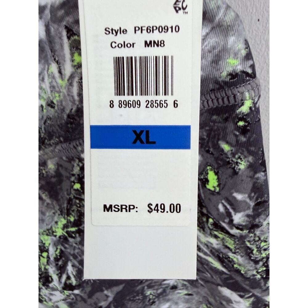 Calvin Klein Performance Abstract Print Capri Leggings XL Athleisure Y2K - Picture 3 of 5